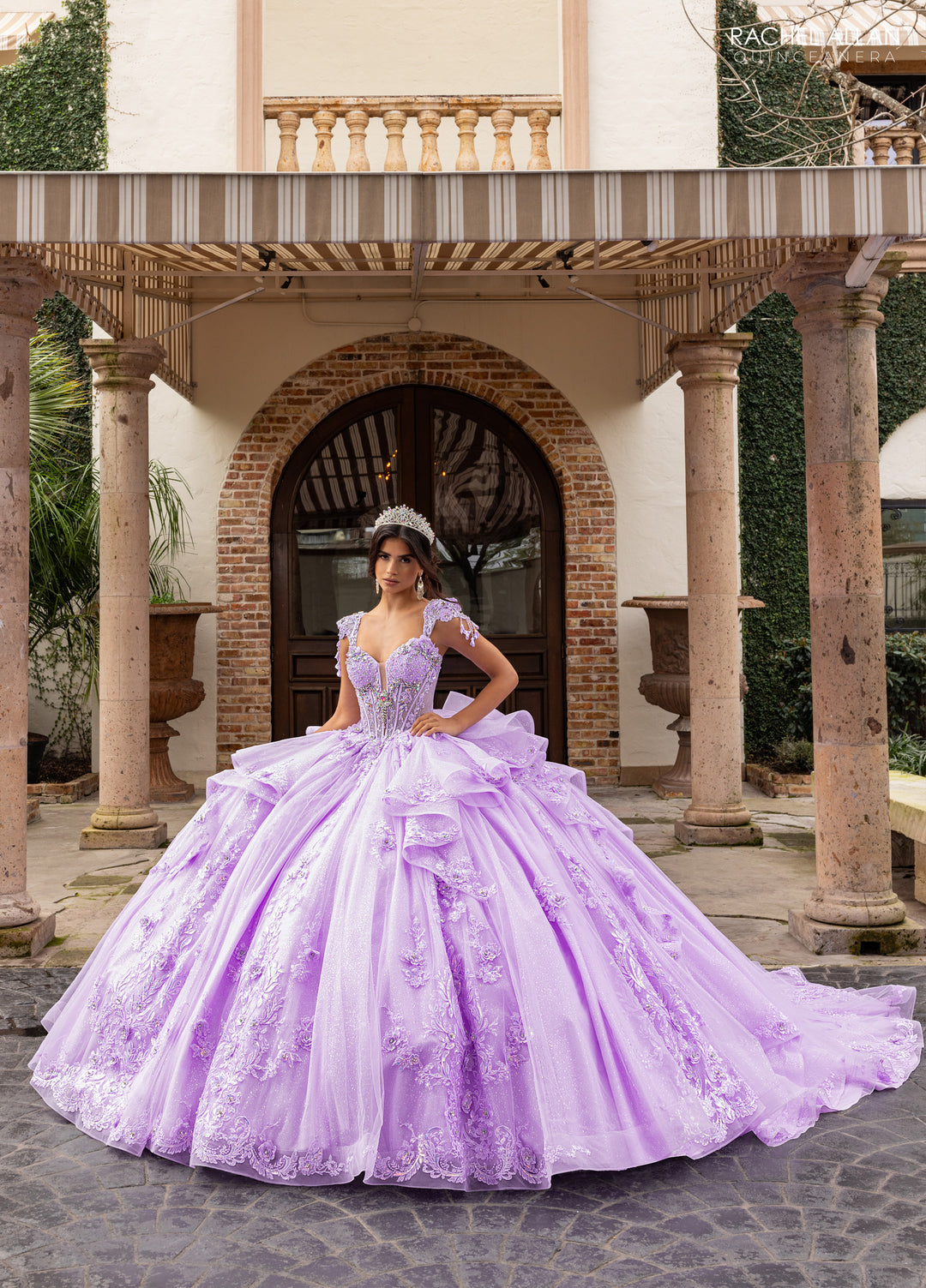 Cap Sleeve Quinceanera Dress by Rachel Allan RQ3163