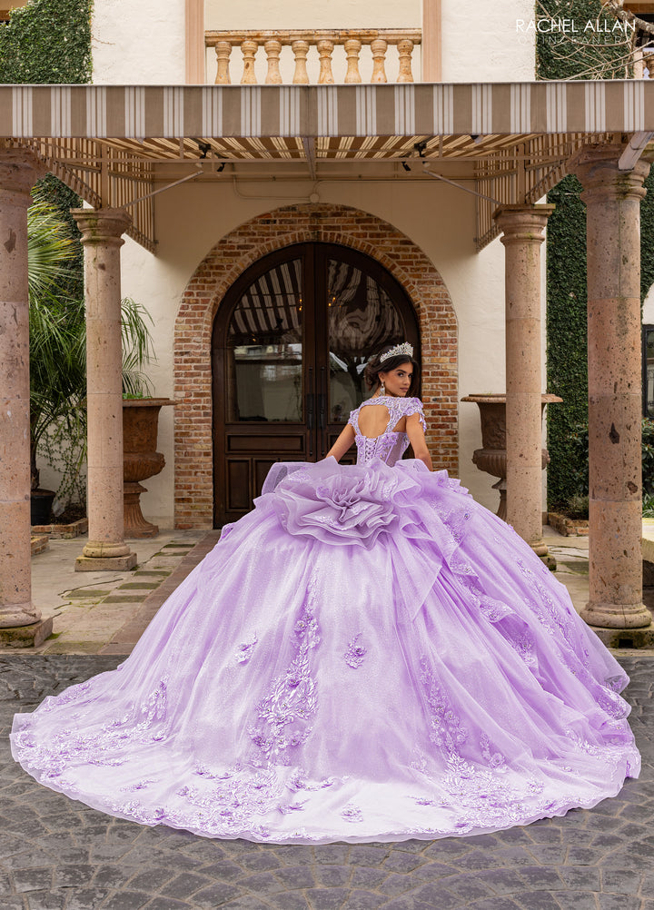 Cap Sleeve Quinceanera Dress by Rachel Allan RQ3163