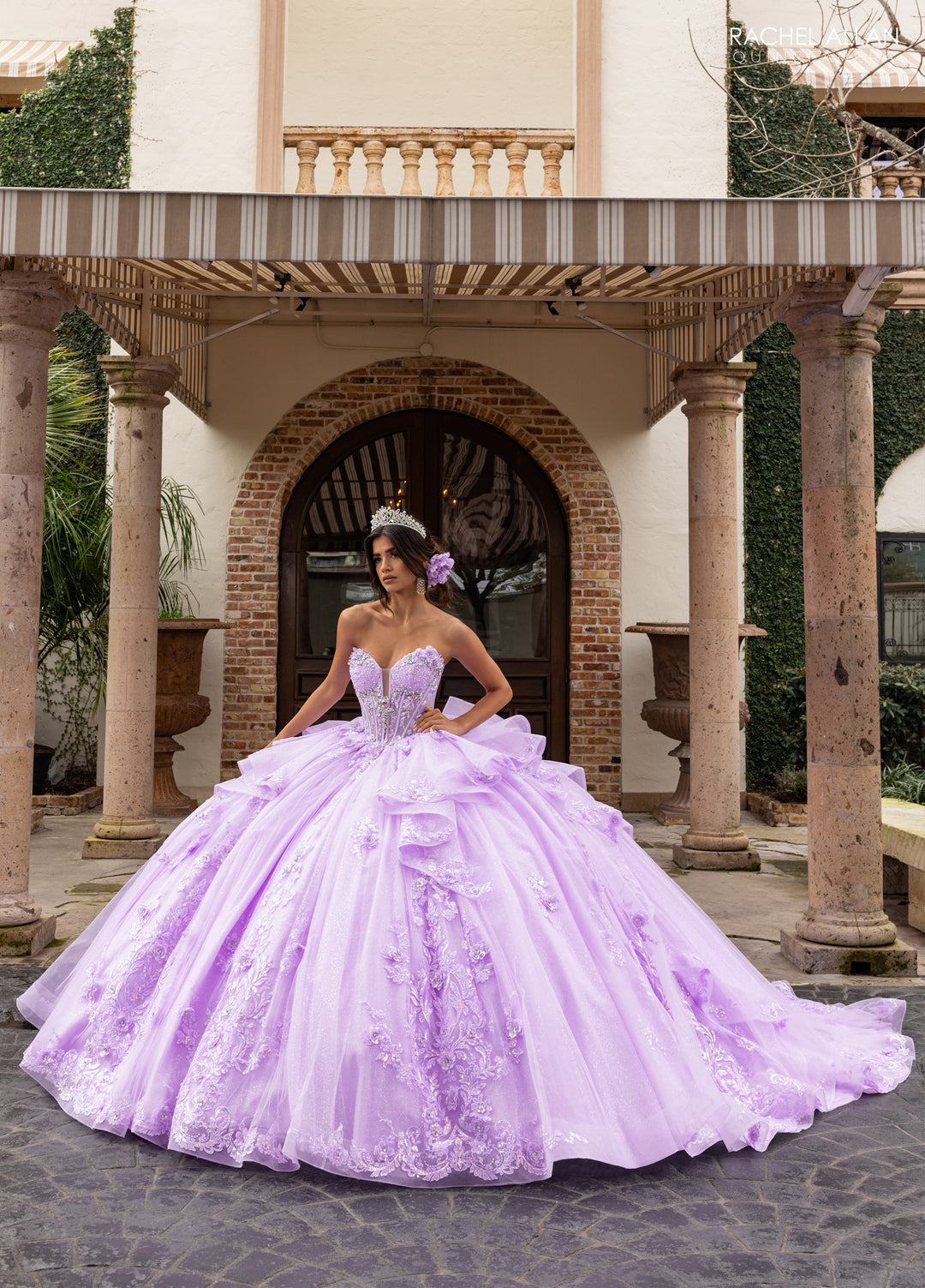 Cap Sleeve Quinceanera Dress by Rachel Allan RQ3163