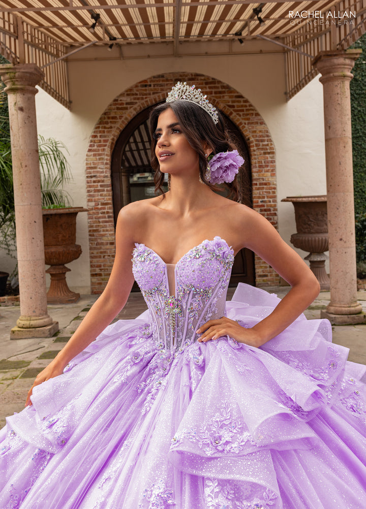 Cap Sleeve Quinceanera Dress by Rachel Allan RQ3163