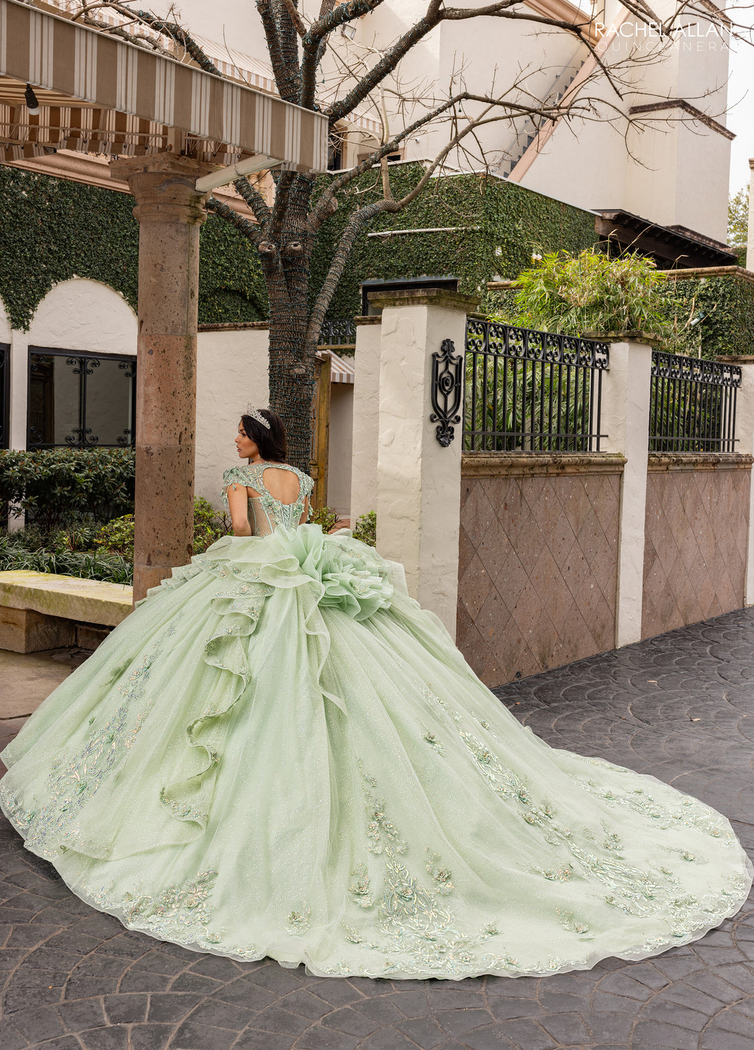 Cap Sleeve Quinceanera Dress by Rachel Allan RQ3163