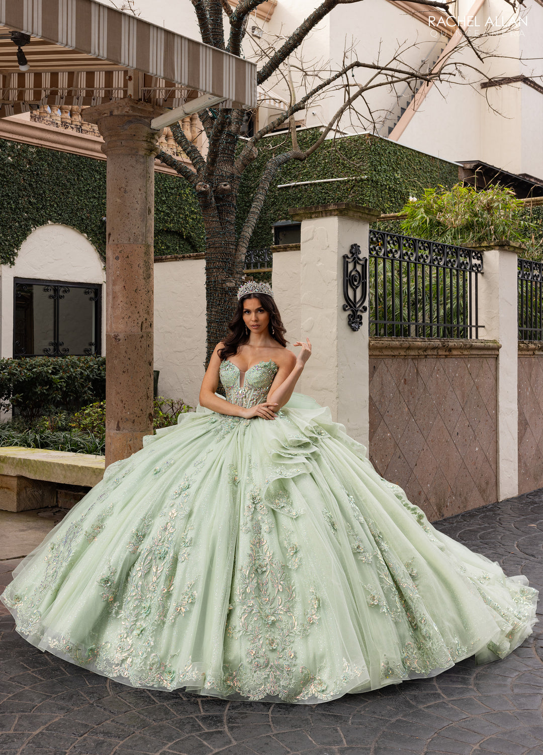 Cap Sleeve Quinceanera Dress by Rachel Allan RQ3163