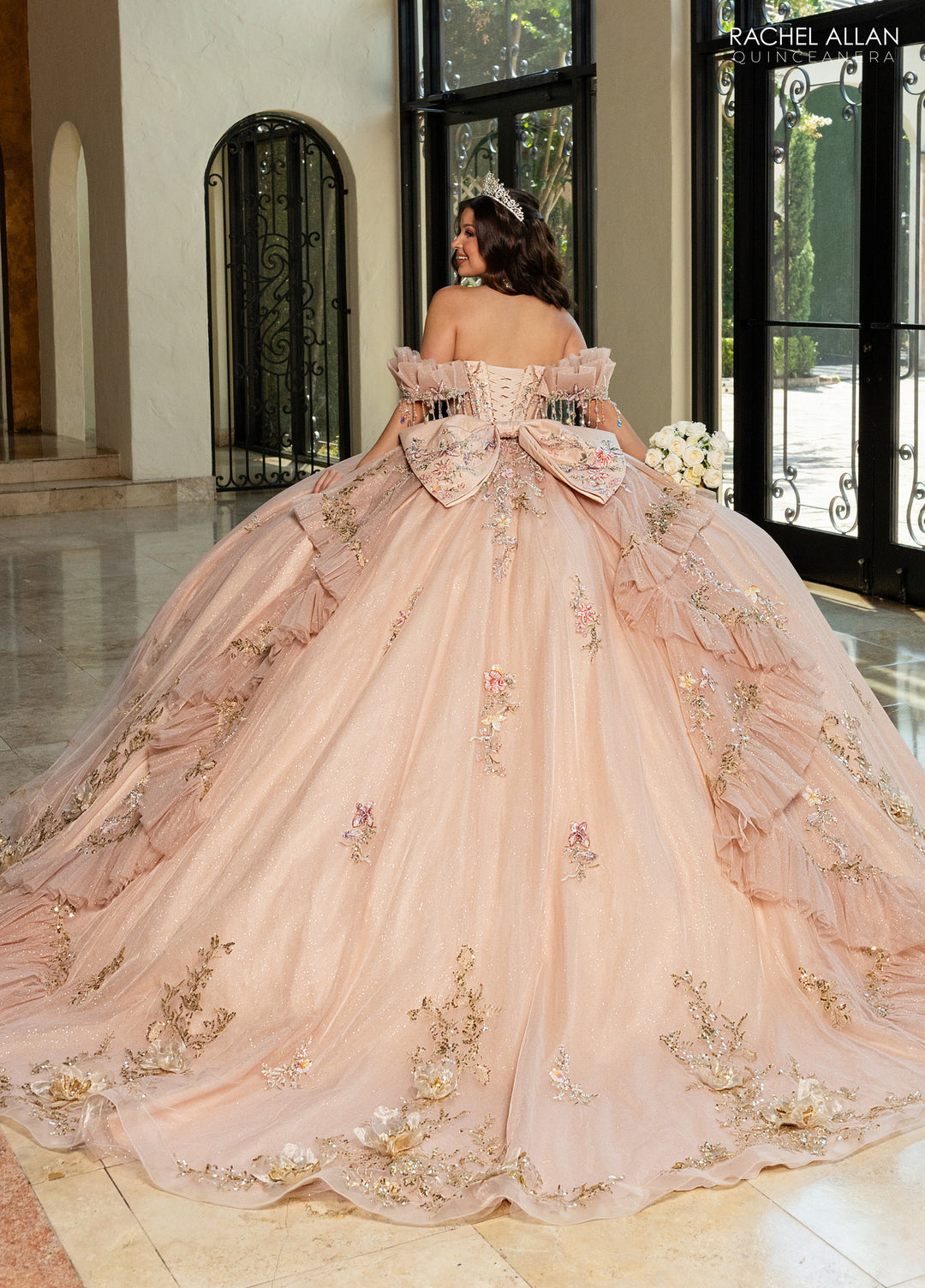 Bow Quinceanera Dress by Rachel Allan RQ3174