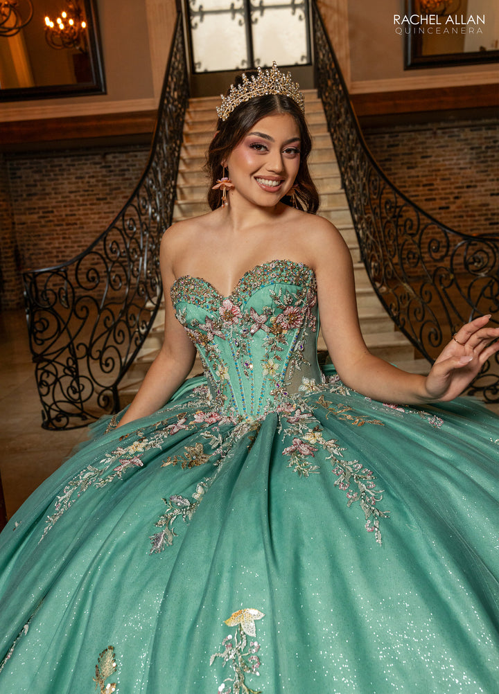 Bow Quinceanera Dress by Rachel Allan RQ3174
