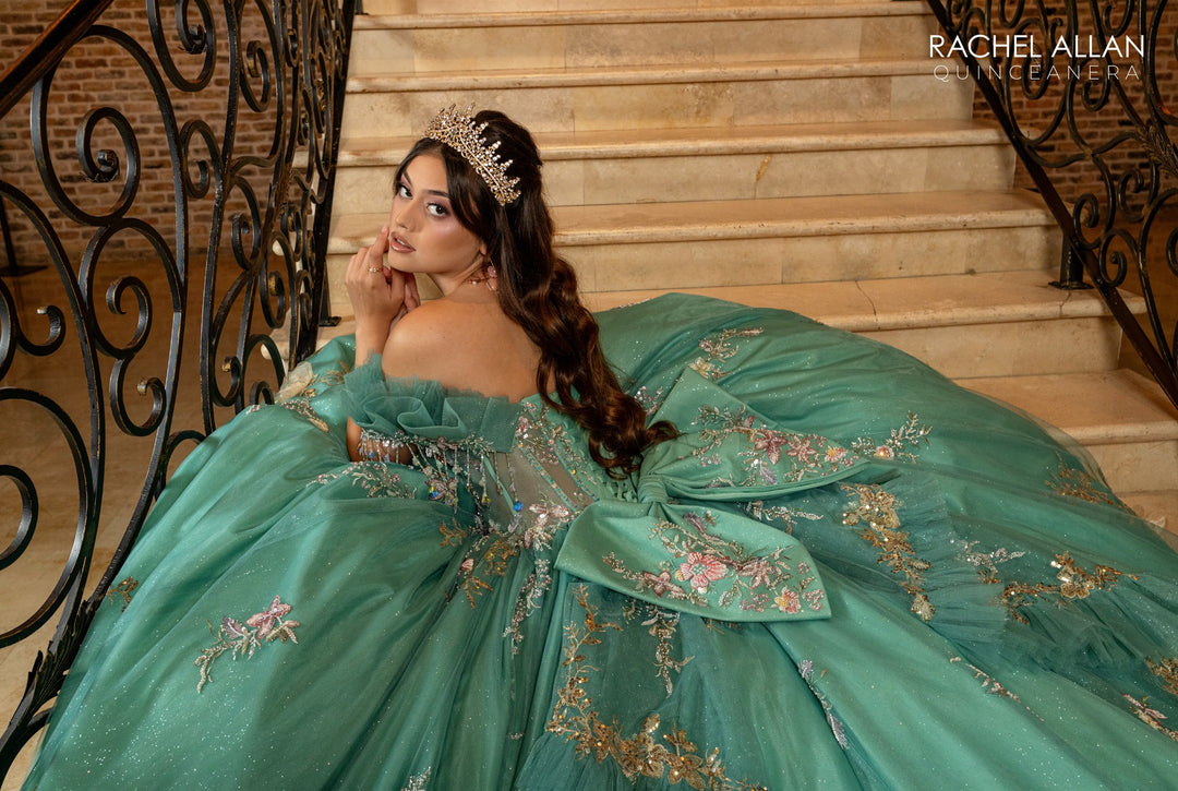 Bow Quinceanera Dress by Rachel Allan RQ3174