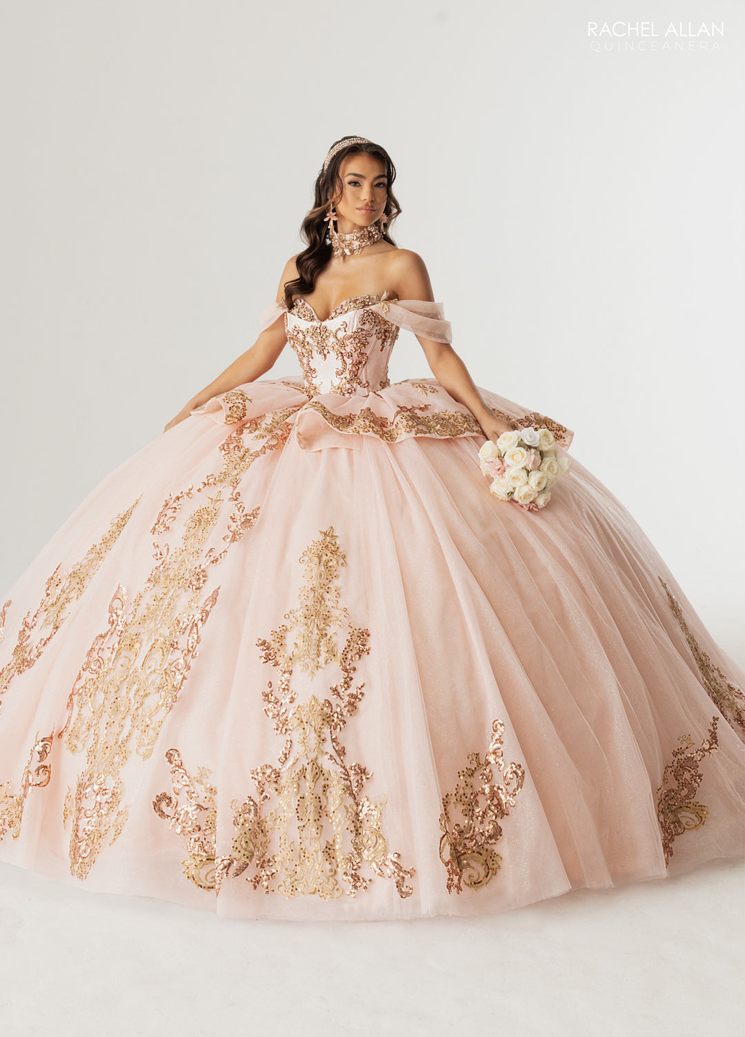 Off Shoulder Quinceanera Dress by Rachel Allan RQ3175