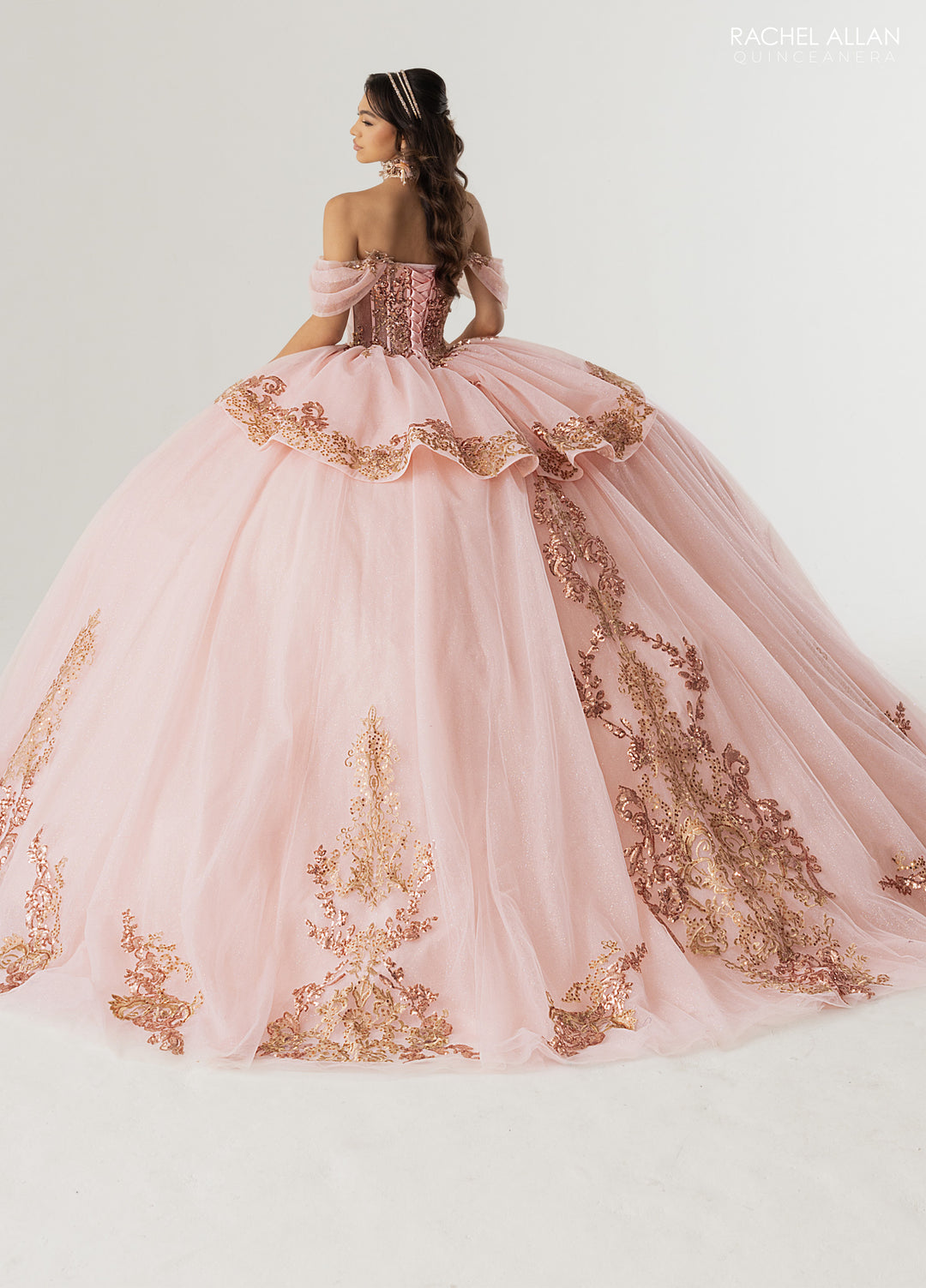 Off Shoulder Quinceanera Dress by Rachel Allan RQ3175