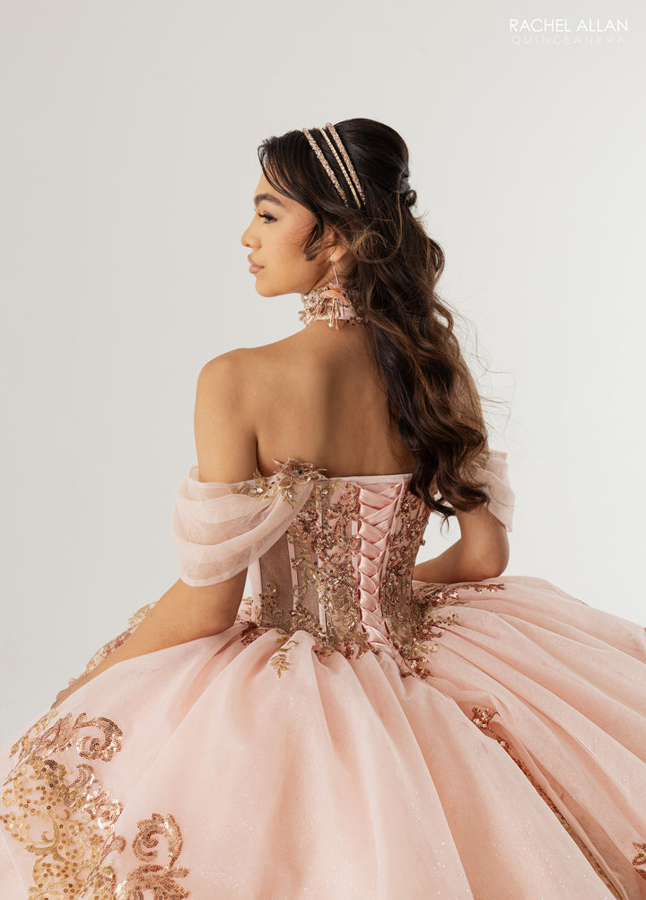 Off Shoulder Quinceanera Dress by Rachel Allan RQ3175