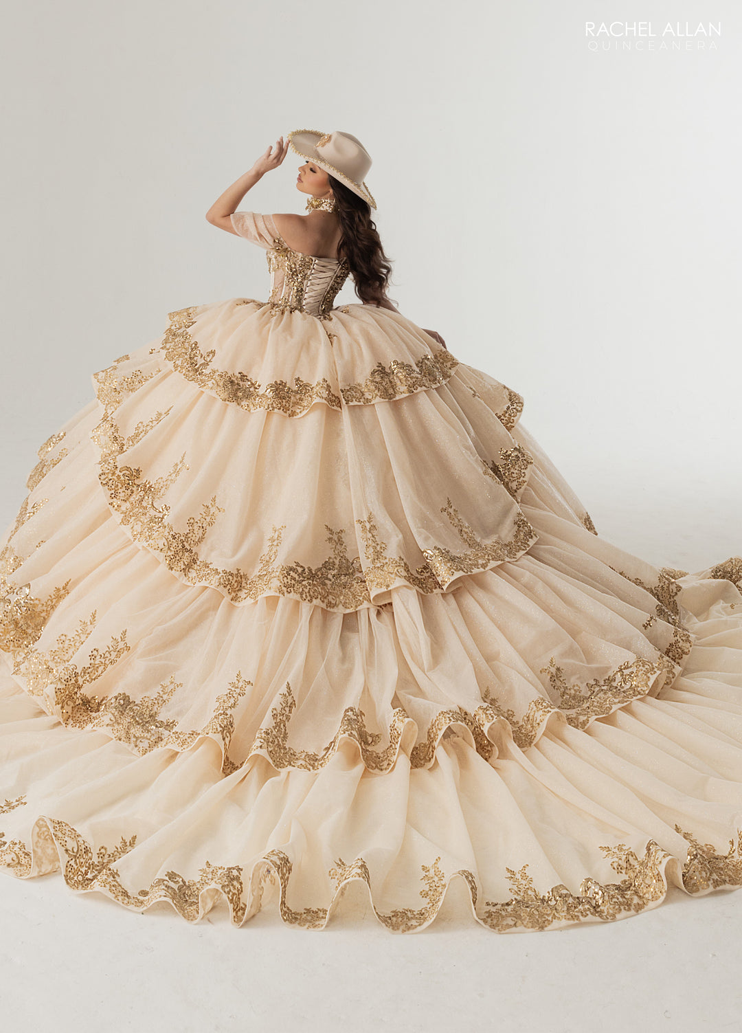 Off Shoulder Quinceanera Dress by Rachel Allan RQ3175