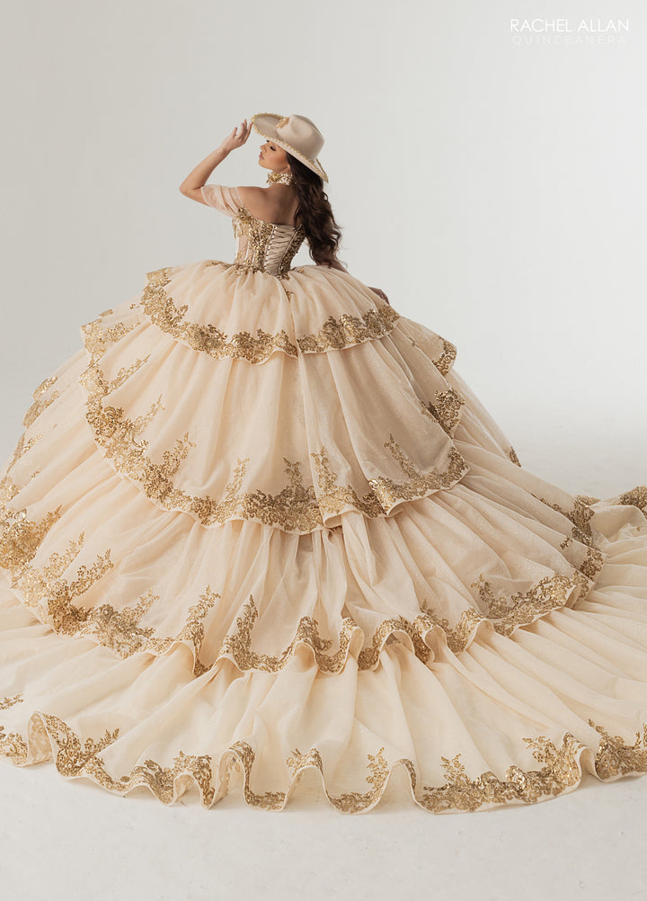 Off Shoulder Quinceanera Dress by Rachel Allan RQ3175