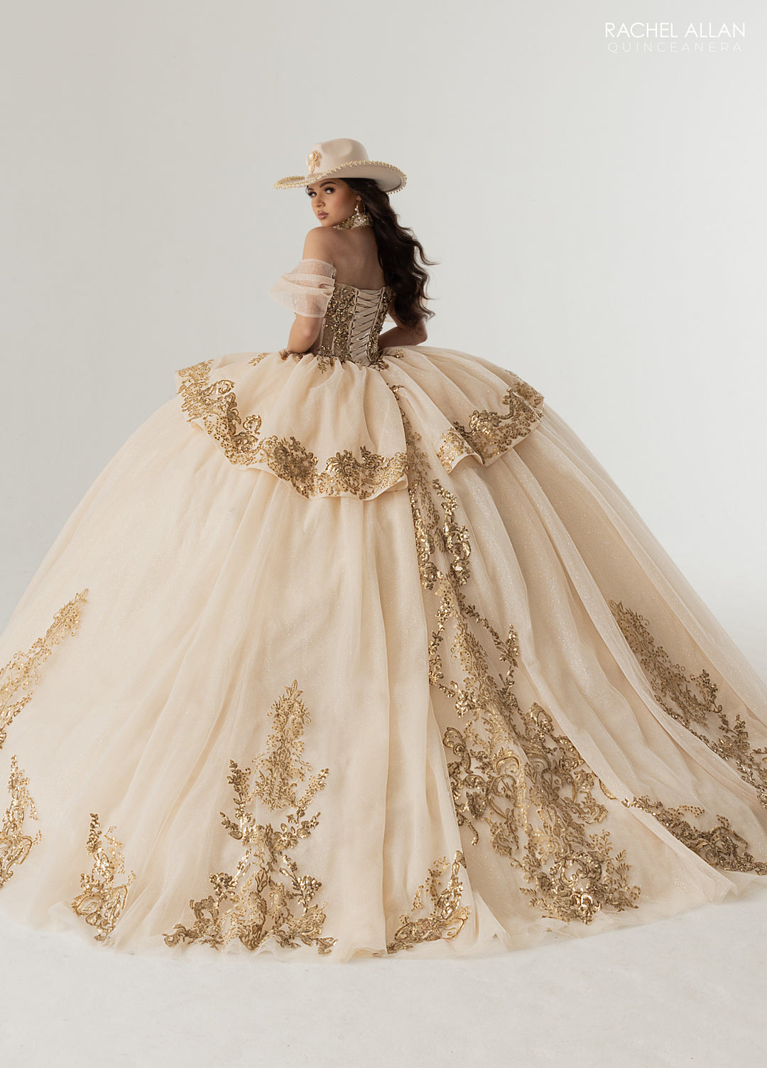 Off Shoulder Quinceanera Dress by Rachel Allan RQ3175