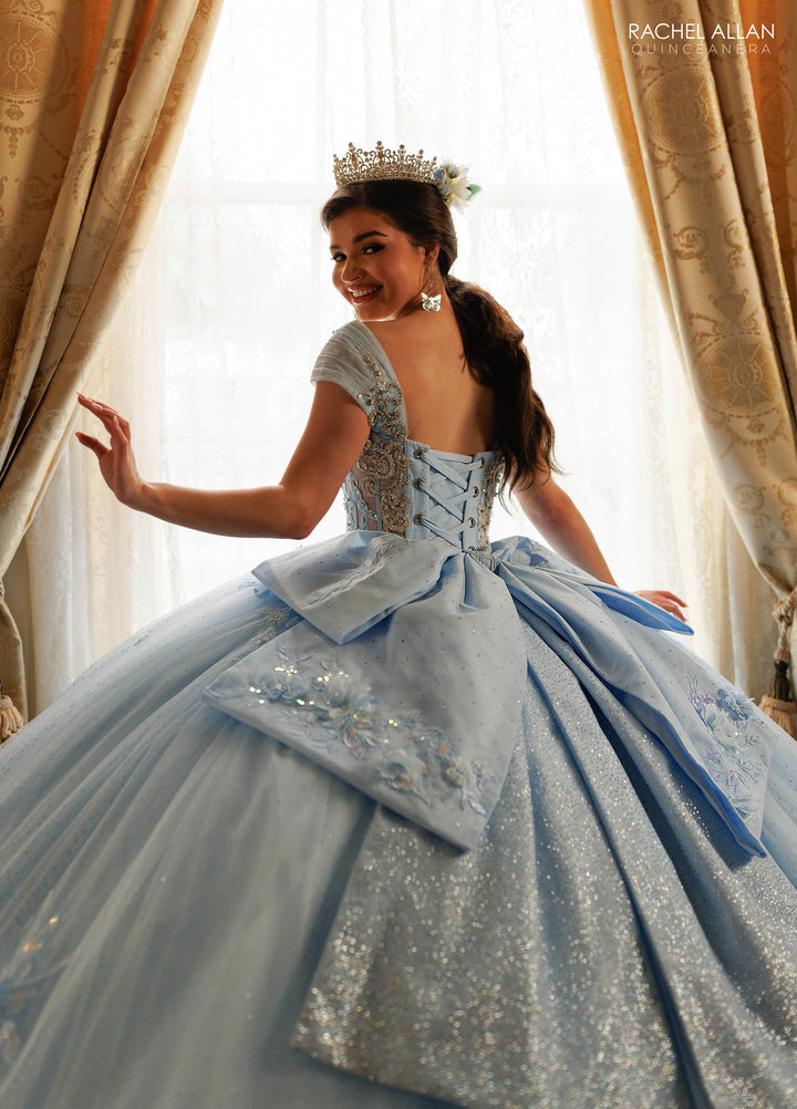 3D Floral Quinceanera Dress by Rachel Allan RQ3180