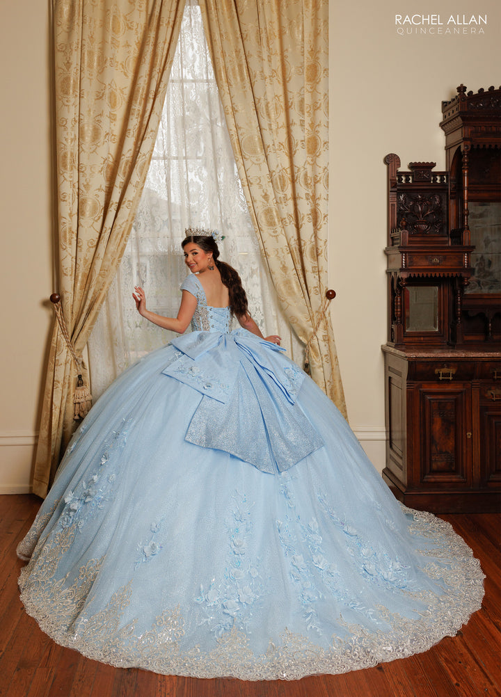 3D Floral Quinceanera Dress by Rachel Allan RQ3180