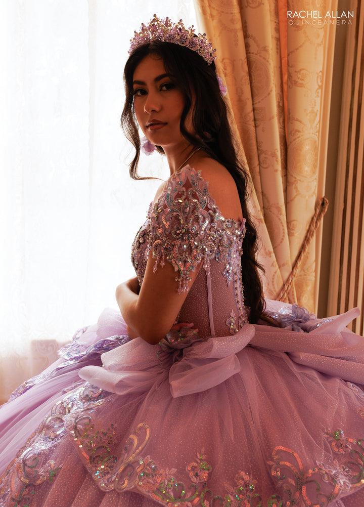Long Sleeve Quinceanera Dress by Rachel Allan RQ3182