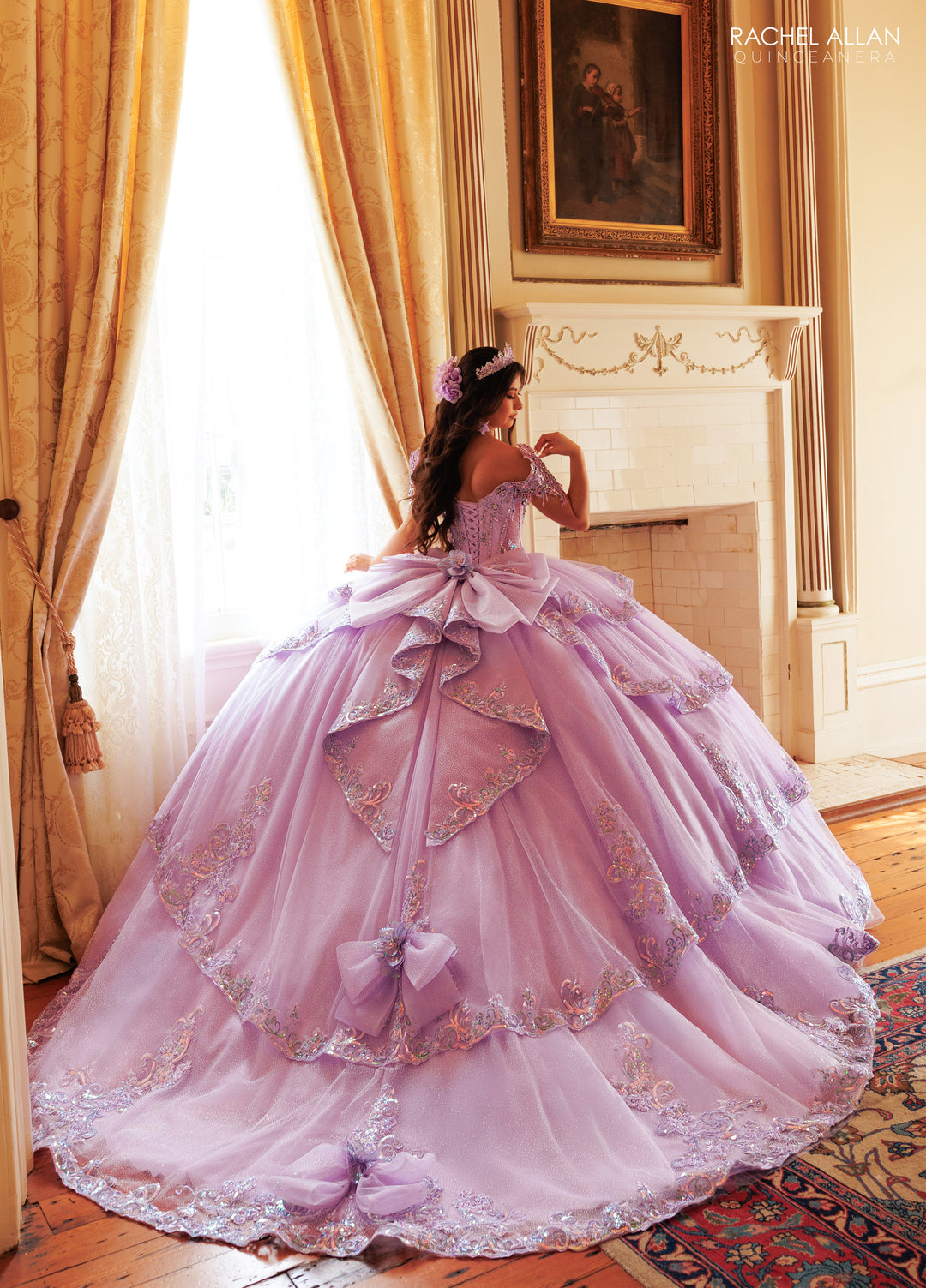 Long Sleeve Quinceanera Dress by Rachel Allan RQ3182