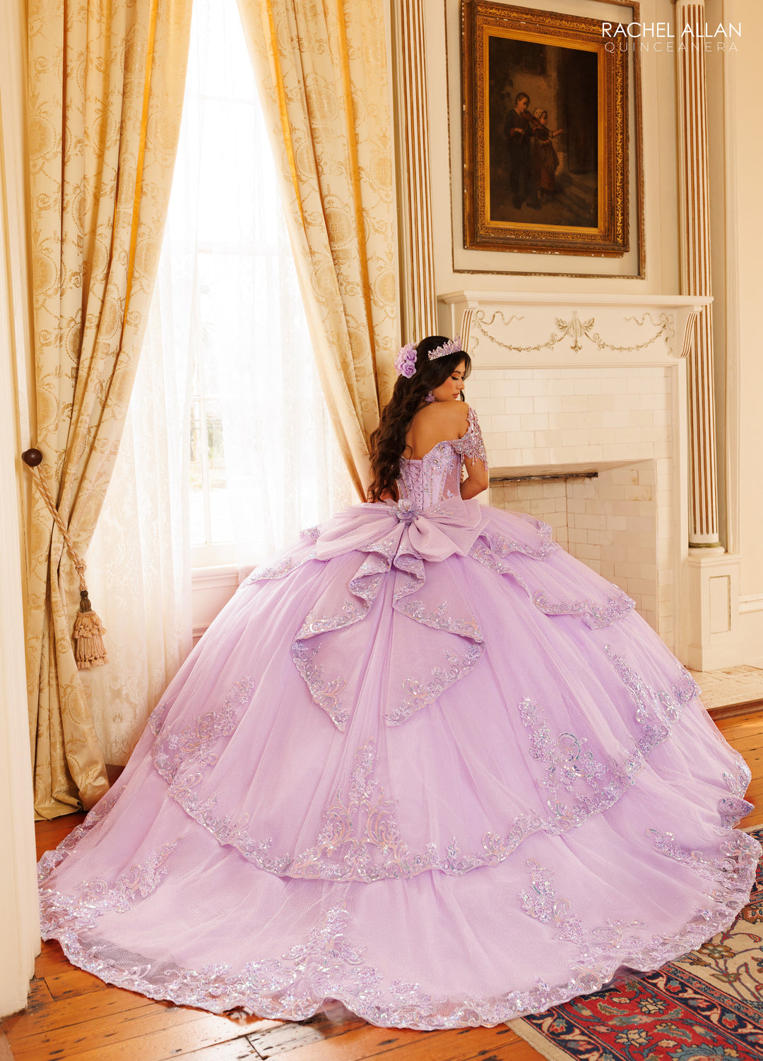 Long Sleeve Quinceanera Dress by Rachel Allan RQ3182