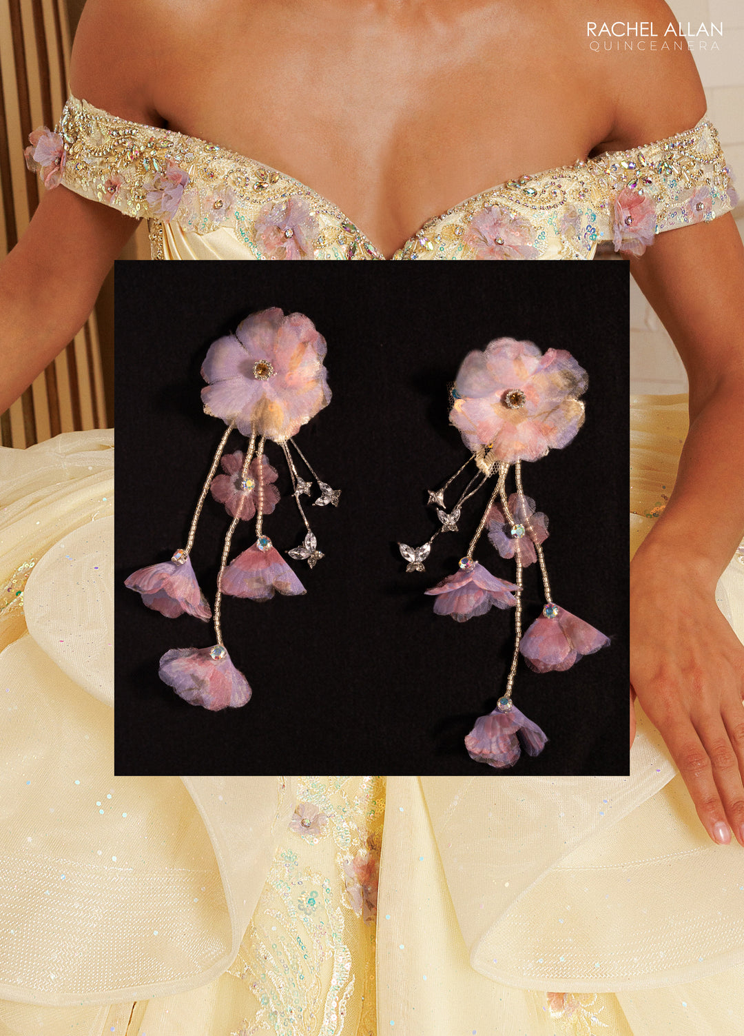 Off Shoulder Ruffled Quinceanera Dress by Rachel Allan RQ3185