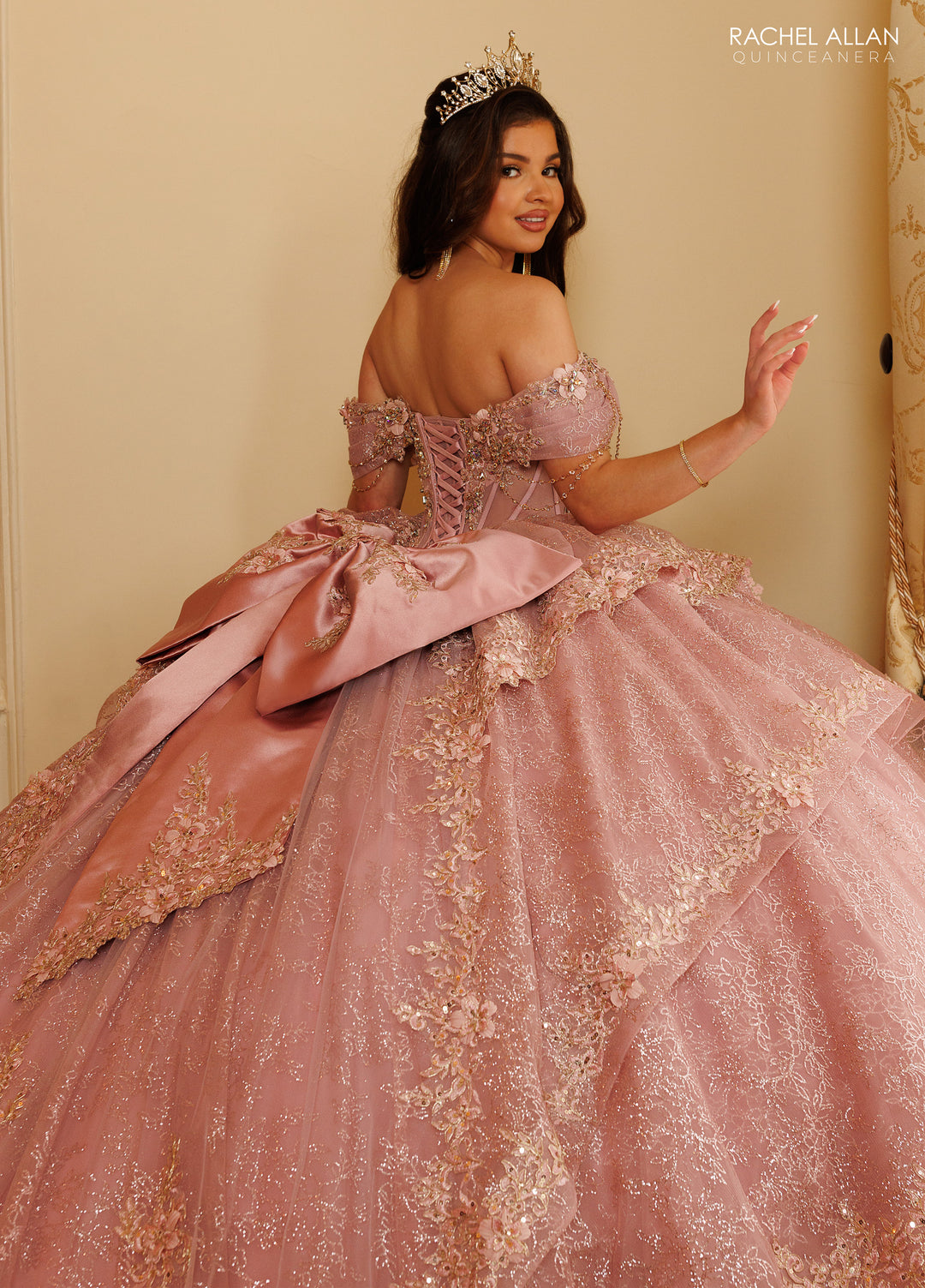 Off Shoulder Quinceanera Dress by Rachel Allan RQ3188