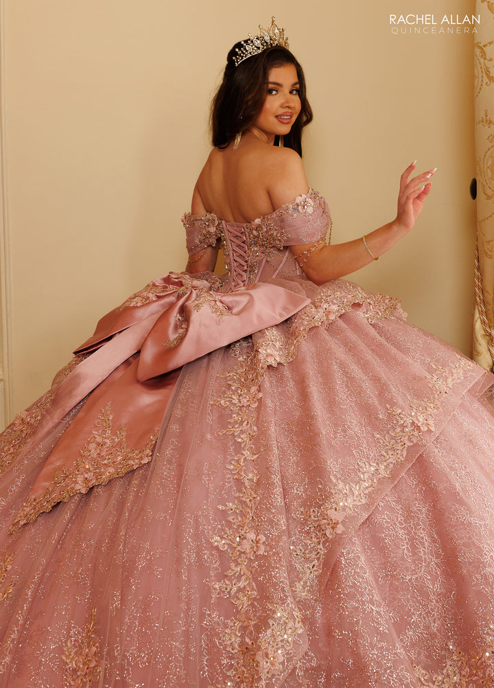 Off Shoulder Quinceanera Dress by Rachel Allan RQ3188