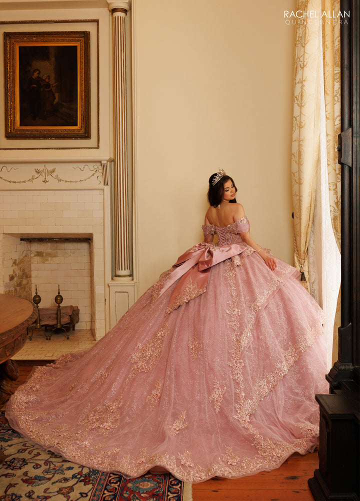 Off Shoulder Quinceanera Dress by Rachel Allan RQ3188