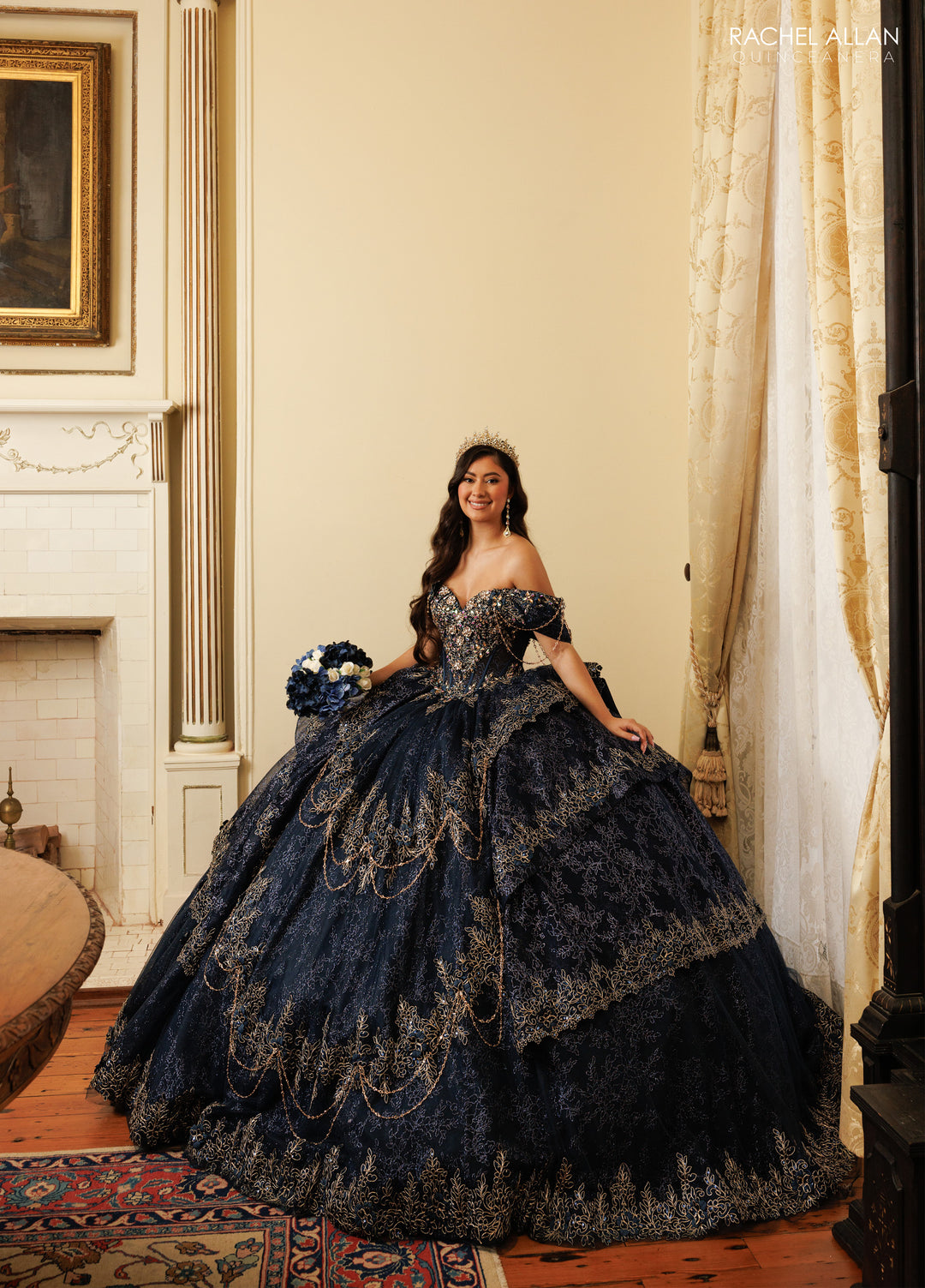 Off Shoulder Quinceanera Dress by Rachel Allan RQ3188