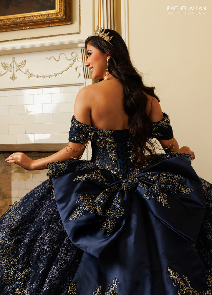 Off Shoulder Quinceanera Dress by Rachel Allan RQ3188