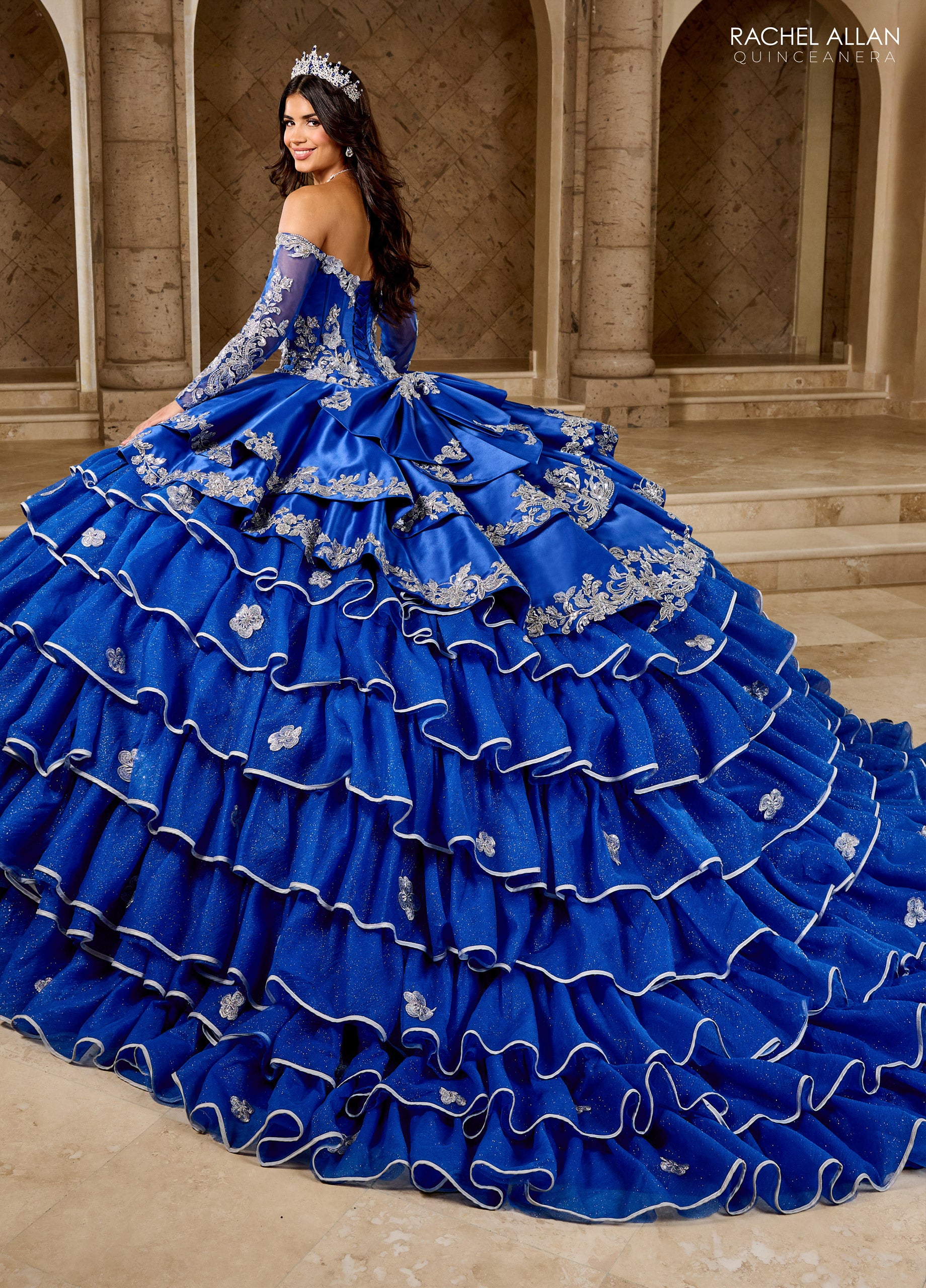 Ruffled Charro Quinceanera Dress by Rachel Allan RQ5012 – ABC Fashion