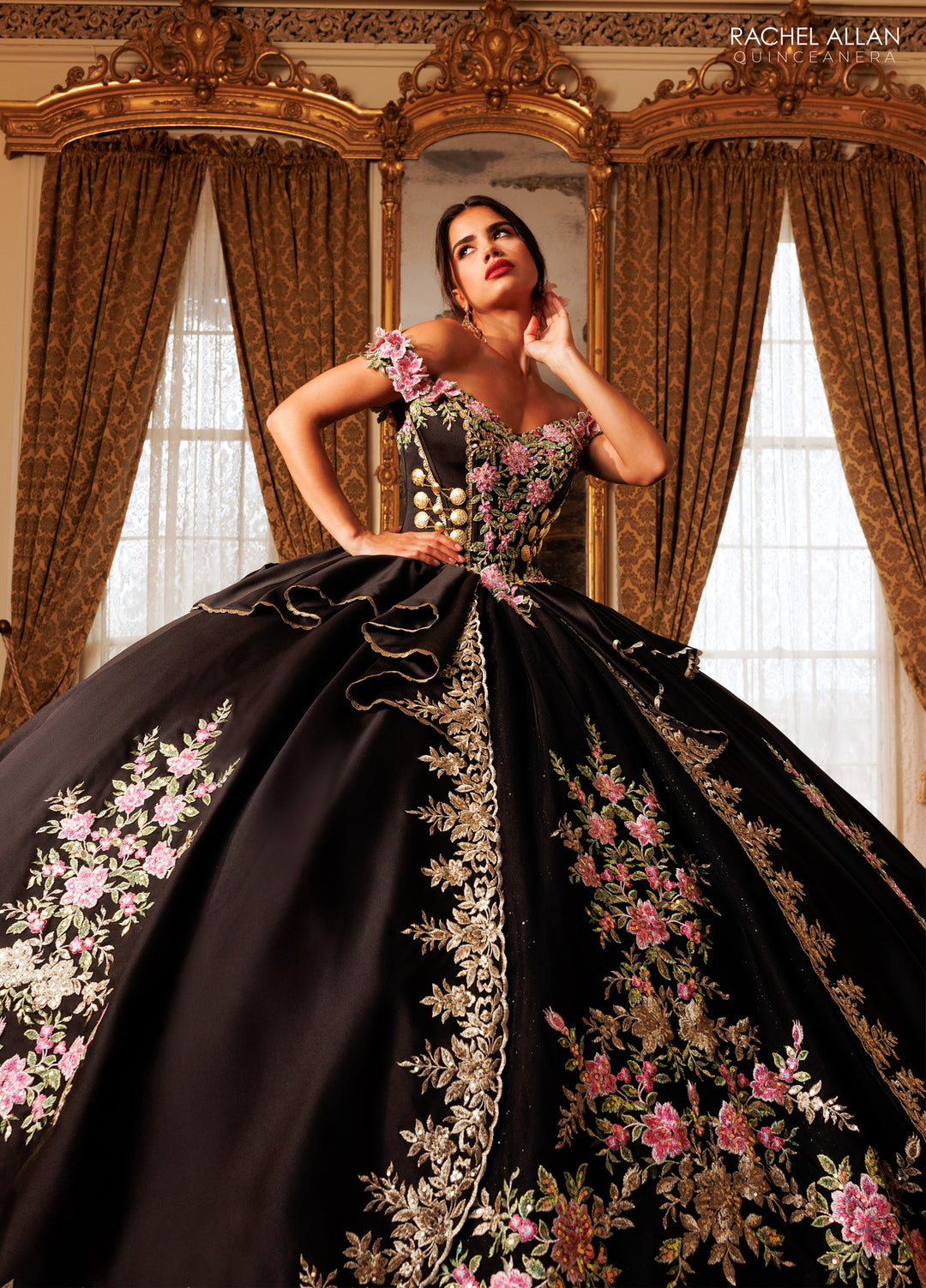 Off Shoulder Quinceanera Dress by Rachel Allan RQ5020