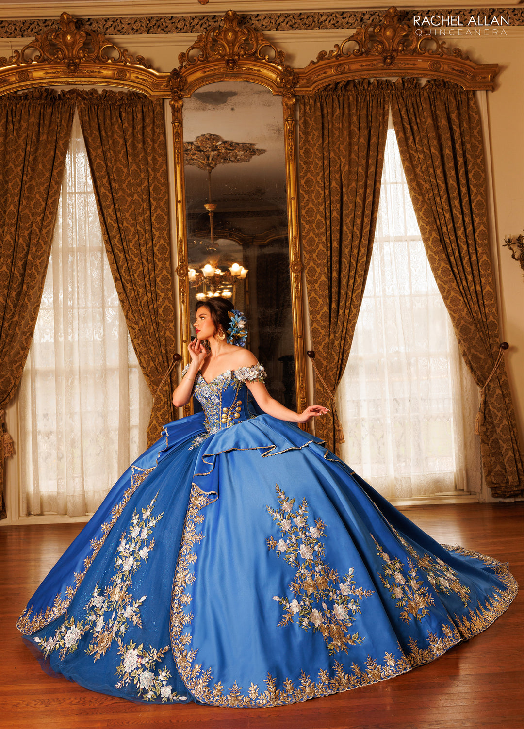 Off Shoulder Quinceanera Dress by Rachel Allan RQ5020