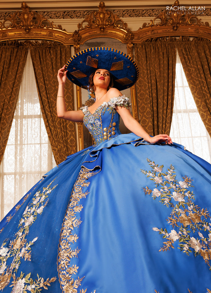 Off Shoulder Quinceanera Dress by Rachel Allan RQ5020
