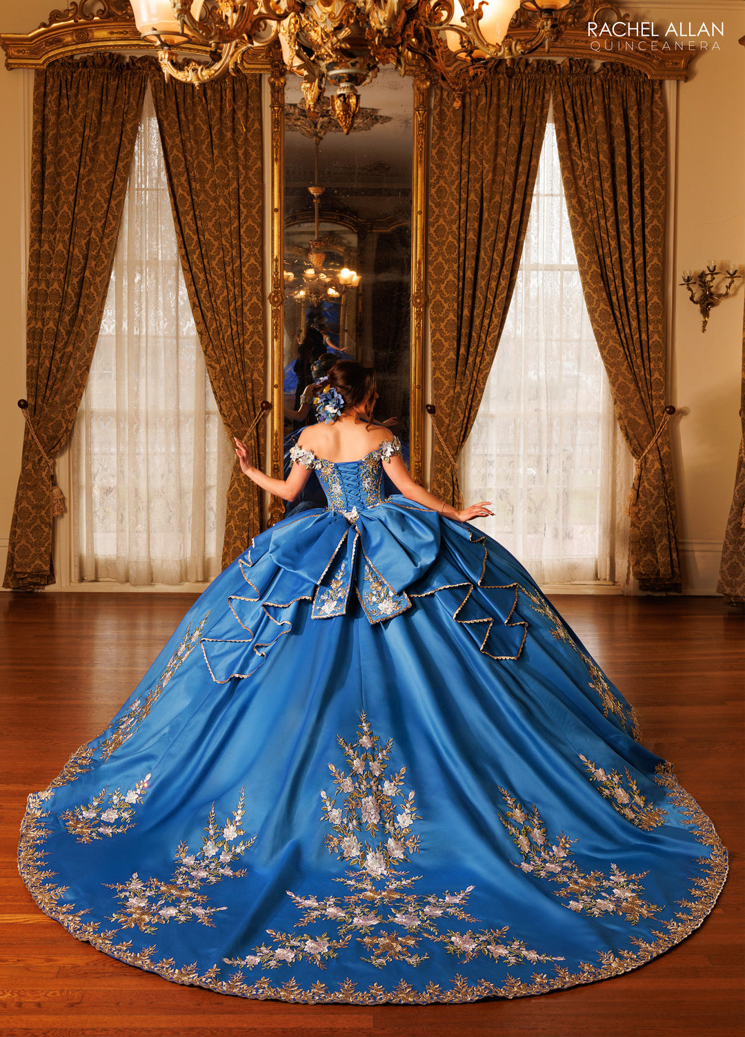 Off Shoulder Quinceanera Dress by Rachel Allan RQ5020