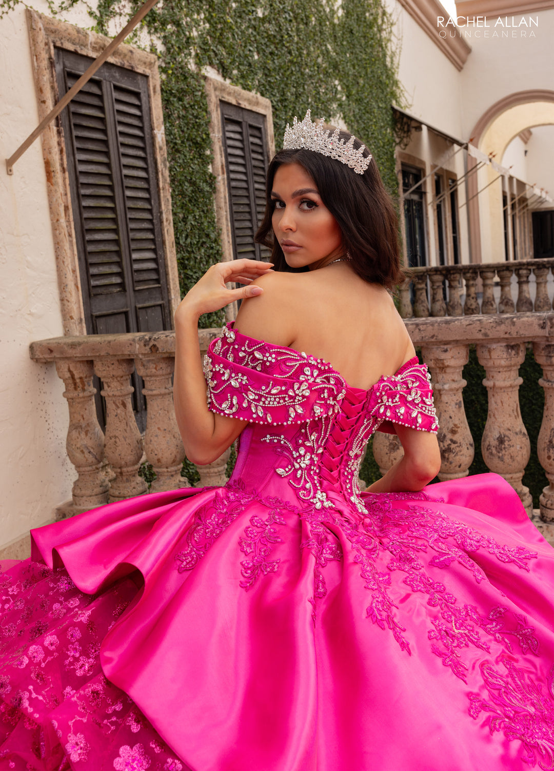 Off Shoulder Quinceanera Dress by Rachel Allan RQ6001