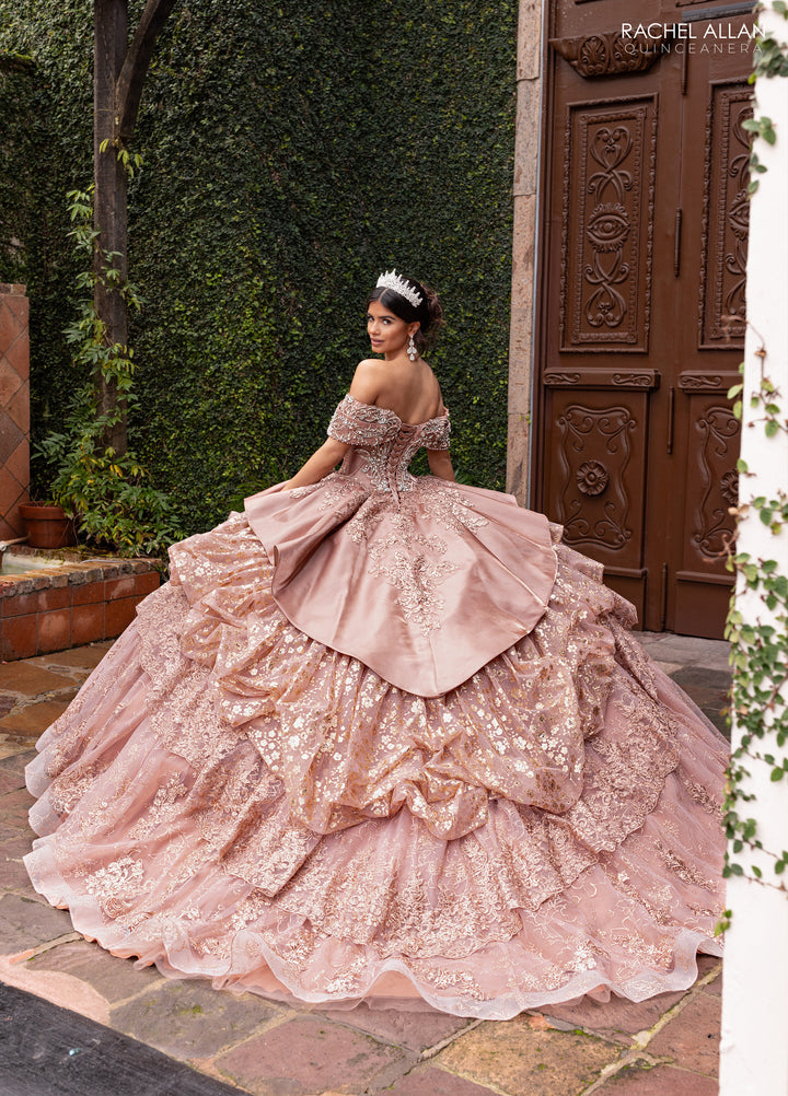 Off Shoulder Quinceanera Dress by Rachel Allan RQ6001