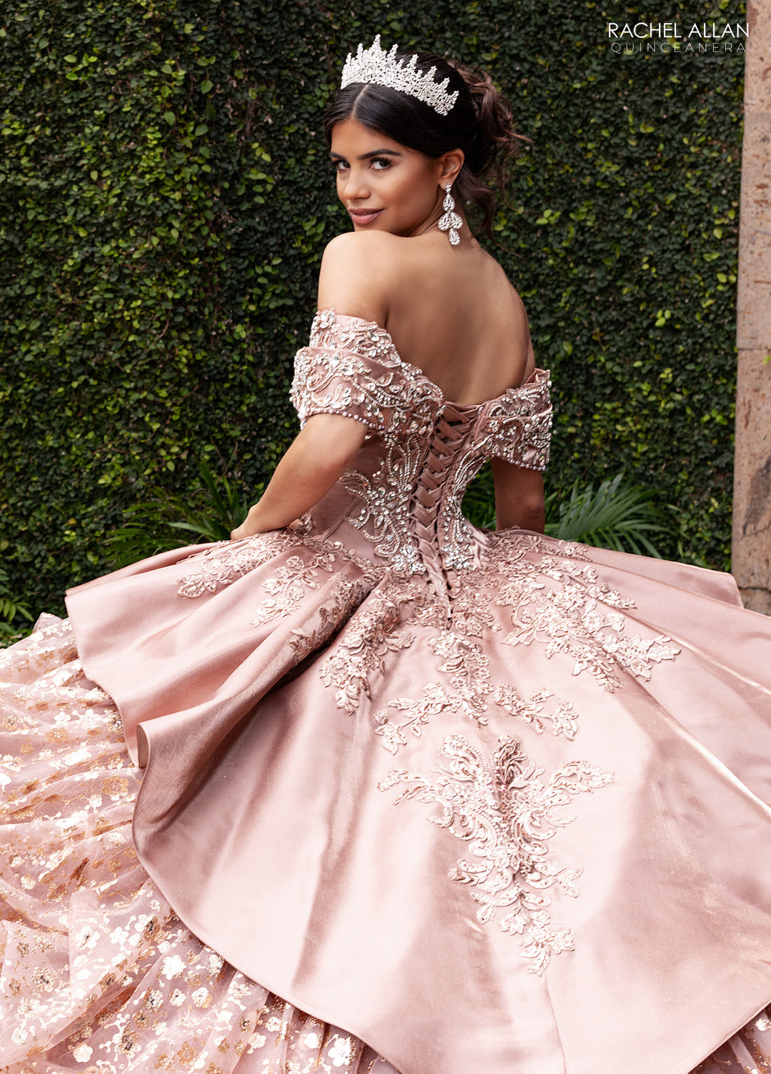 Off Shoulder Quinceanera Dress by Rachel Allan RQ6001