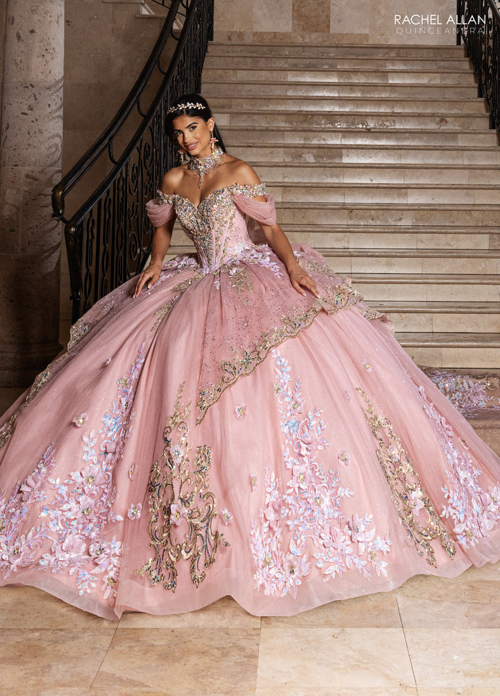 Off Shoulder Quinceanera Dress by Rachel Allan RQ6010