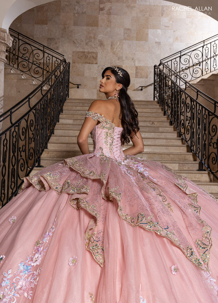 Off Shoulder Quinceanera Dress by Rachel Allan RQ6010