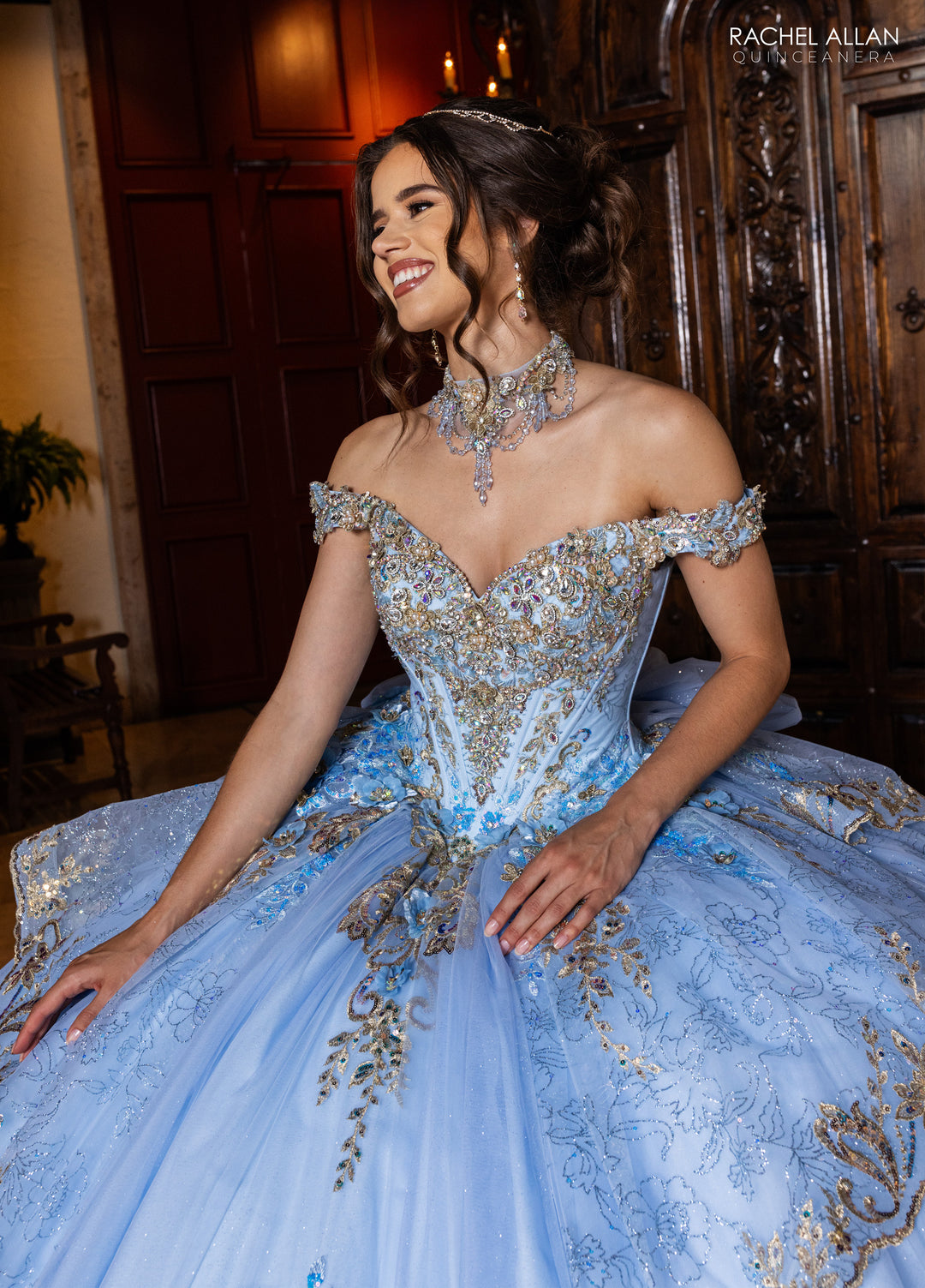 Off Shoulder Quinceanera Dress by Rachel Allan RQ6010