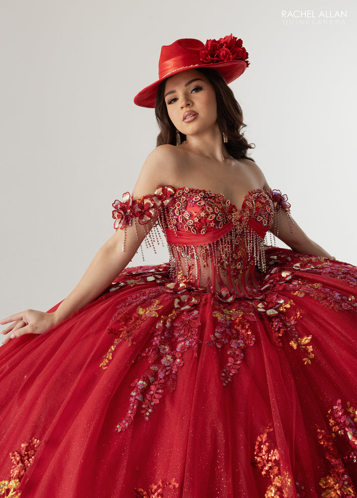 Off Shoulder Quinceanera Dress by Rachel Allan RQ6012