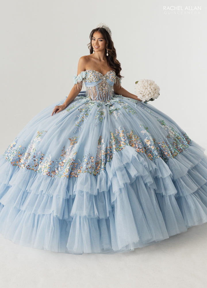 Off Shoulder Quinceanera Dress by Rachel Allan RQ6012