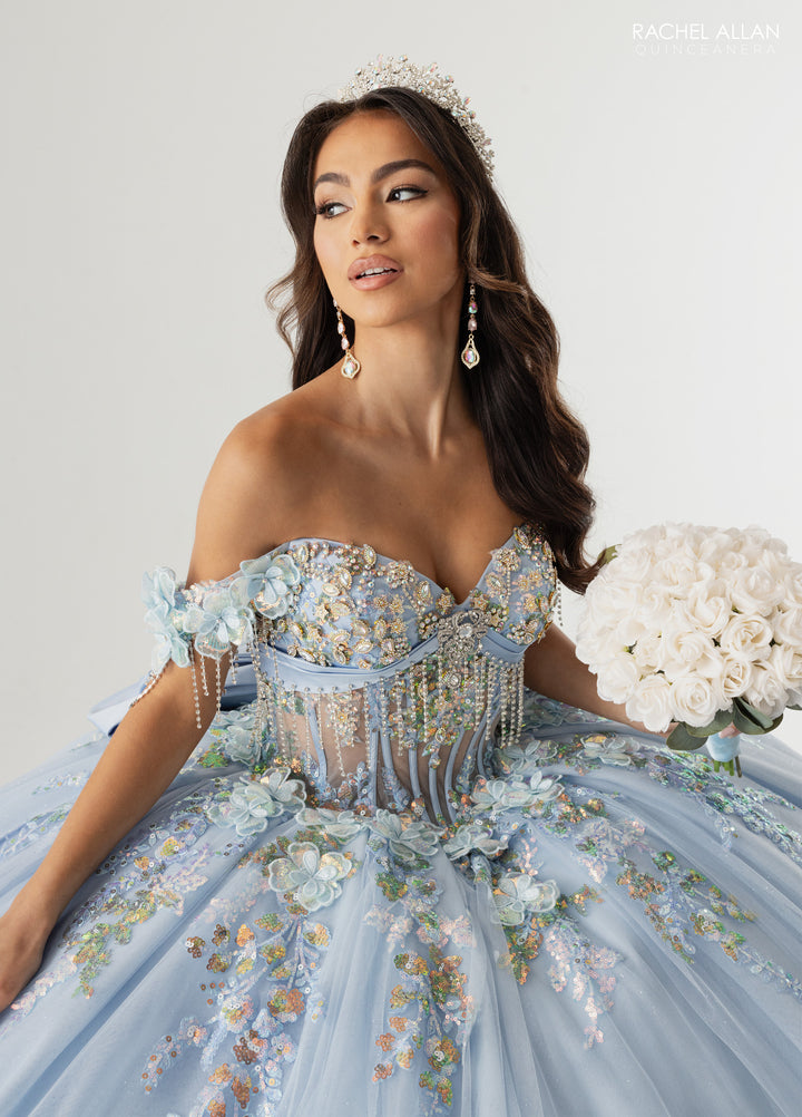 Off Shoulder Quinceanera Dress by Rachel Allan RQ6012
