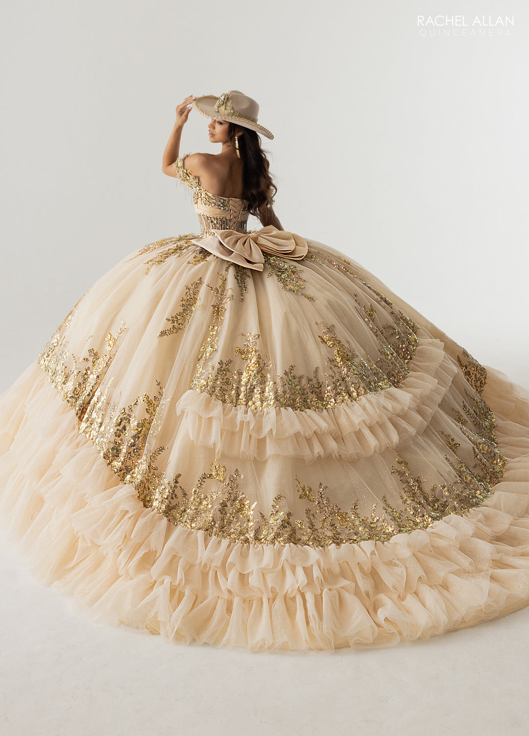 Off Shoulder Quinceanera Dress by Rachel Allan RQ6012