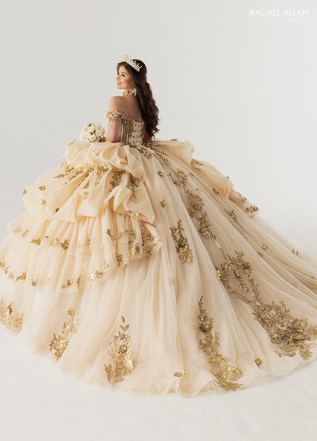Off Shoulder Quinceanera Dress by Rachel Allan RQ6014