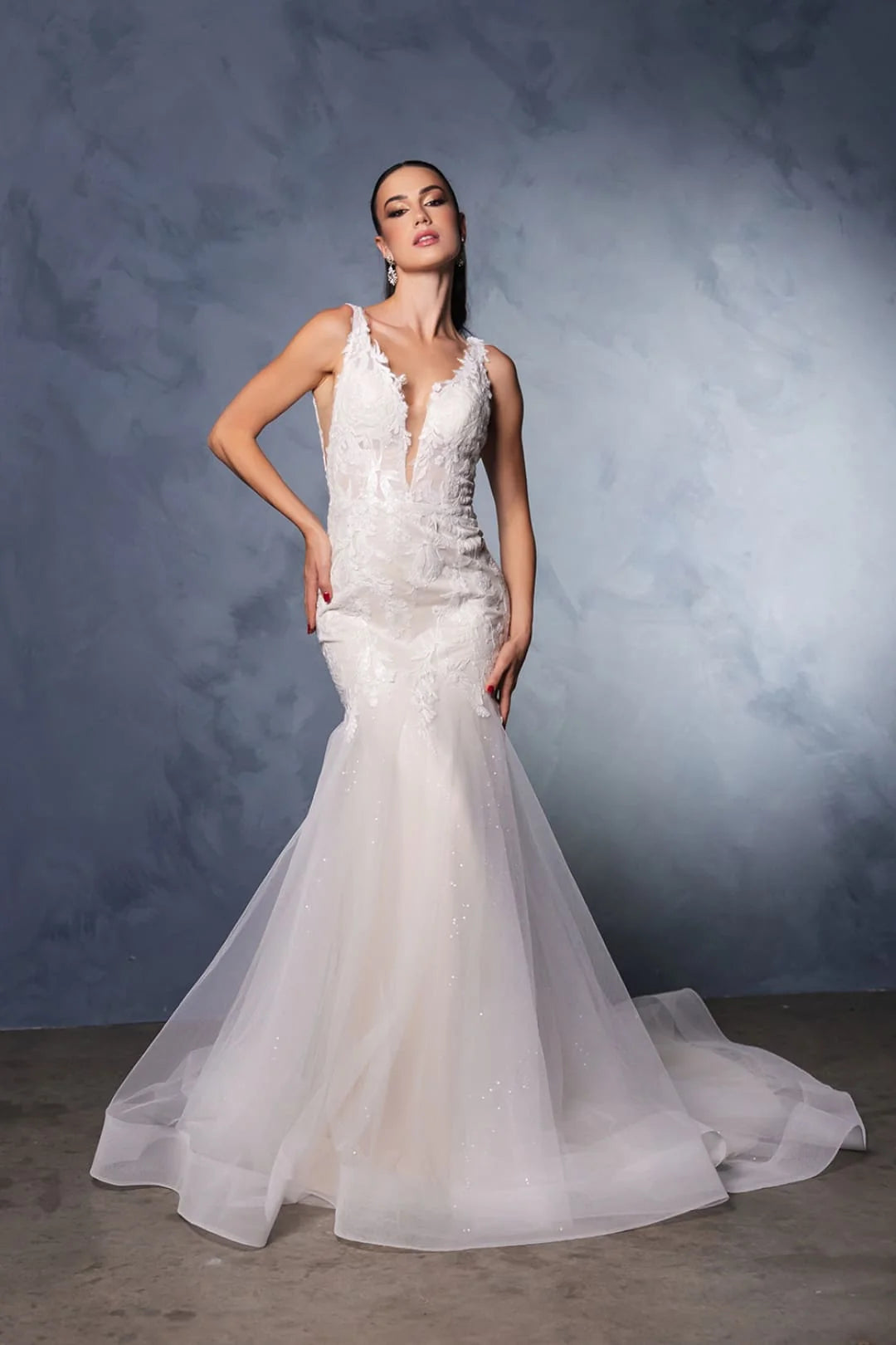 Sleeveless Mermaid Bridal Gown by May Queen RQ8181