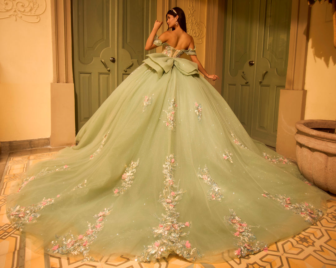Off Shoulder Quinceanera Dress by Ragazza PRC0-035