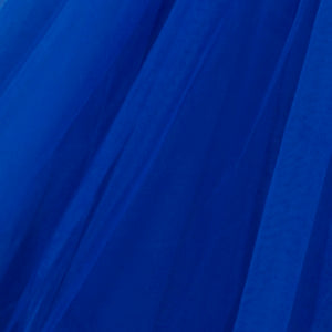 Beaded Satin Strapless Slit Gown by Poly USA 25152