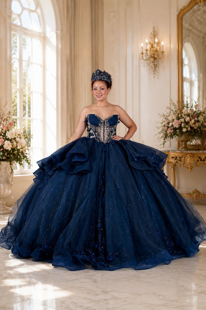 Sweetheart Layered Ball Gown by Calla SCL-30049