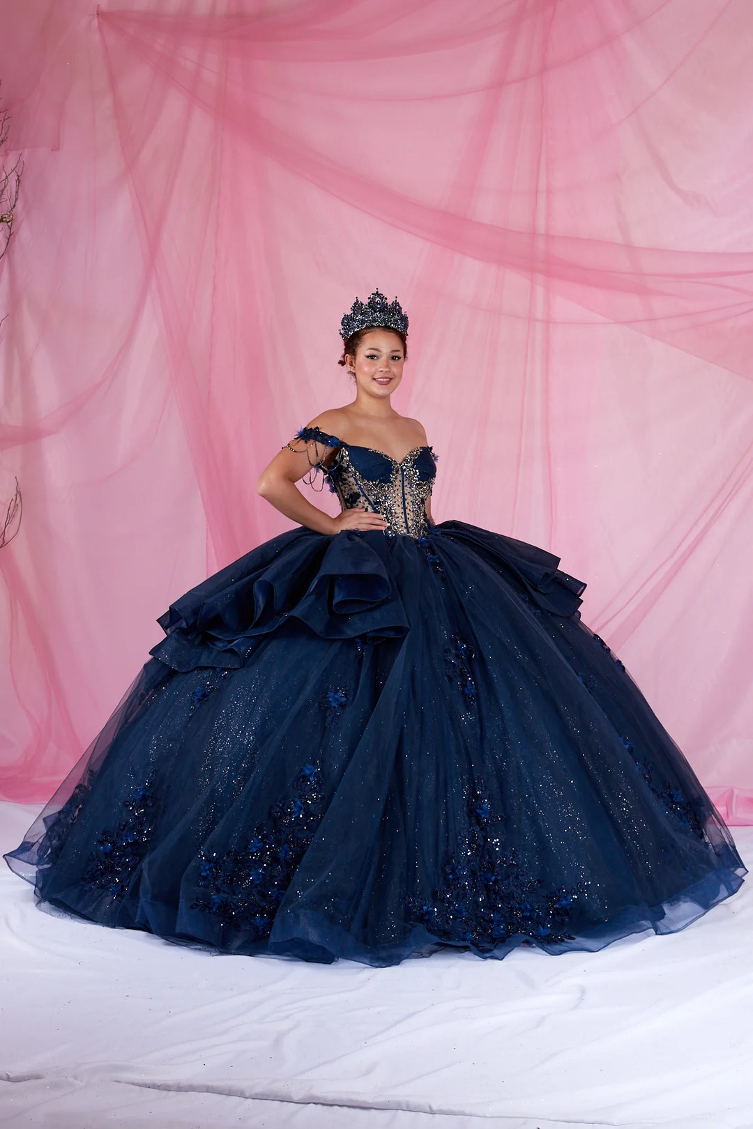 Sweetheart Layered Ball Gown by Calla SCL-30049