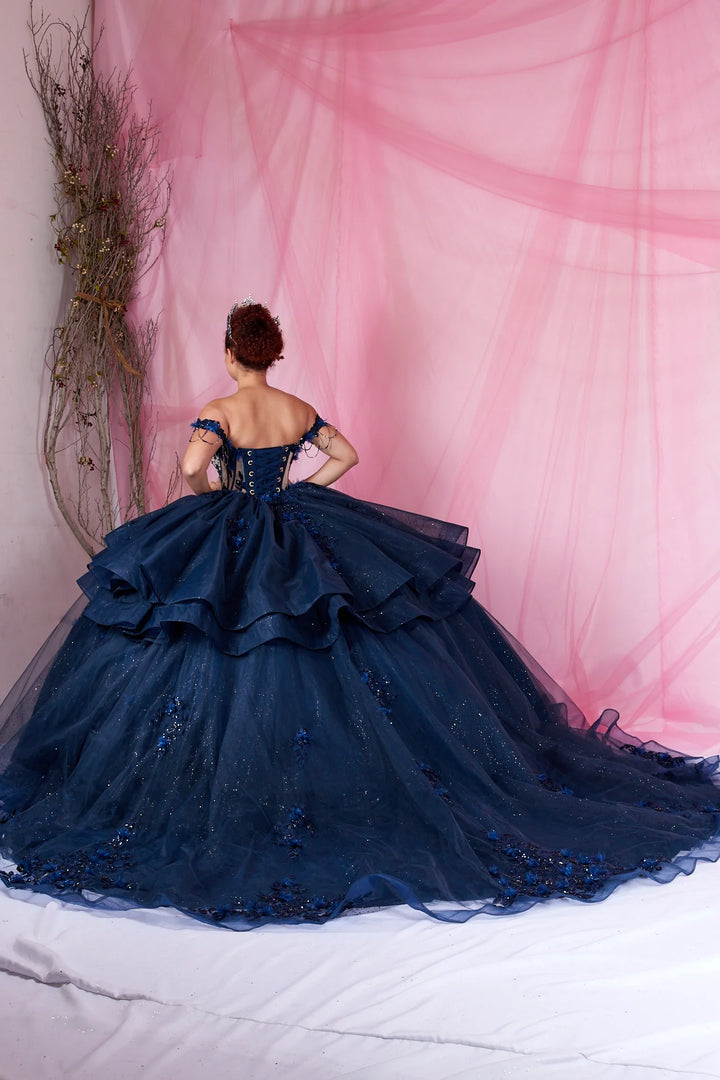 Sweetheart Layered Ball Gown by Calla SCL-30049