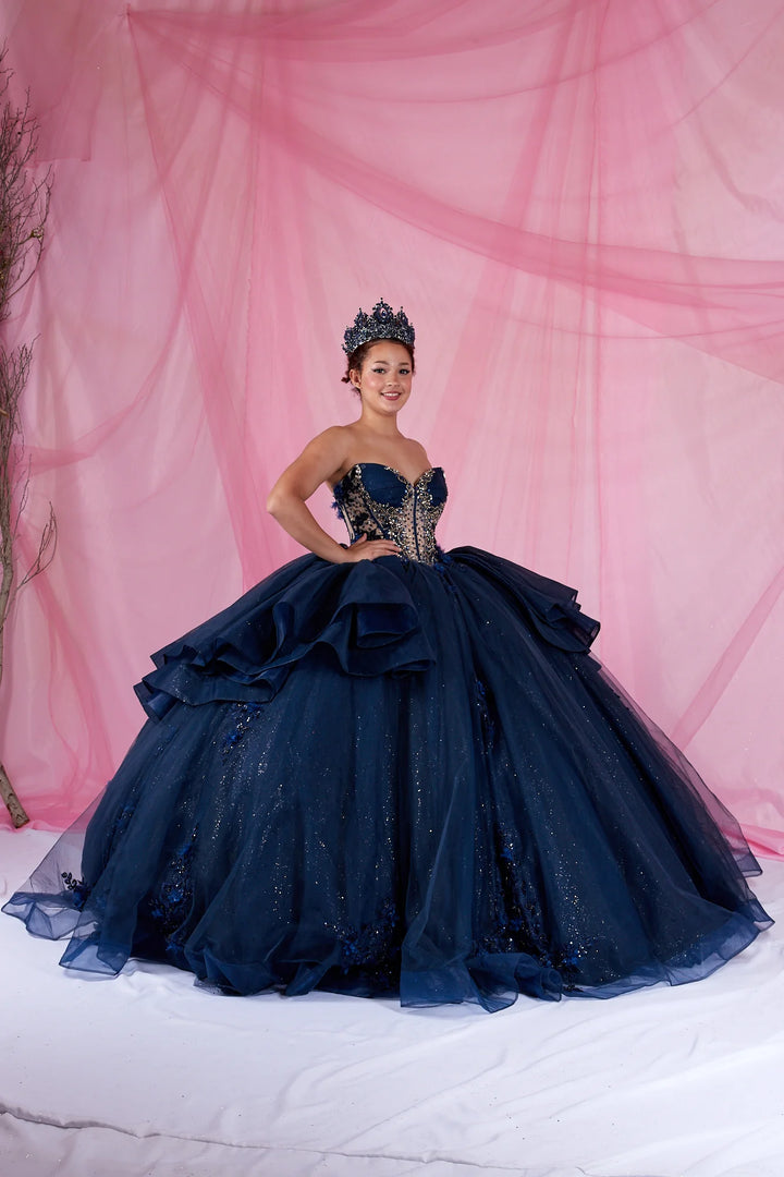 Sweetheart Layered Ball Gown by Calla SCL-30049