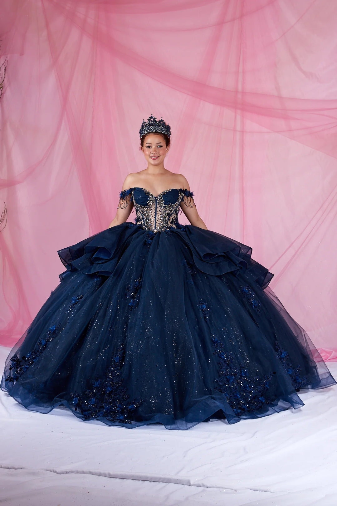 Sweetheart Layered Ball Gown by Calla SCL-30049